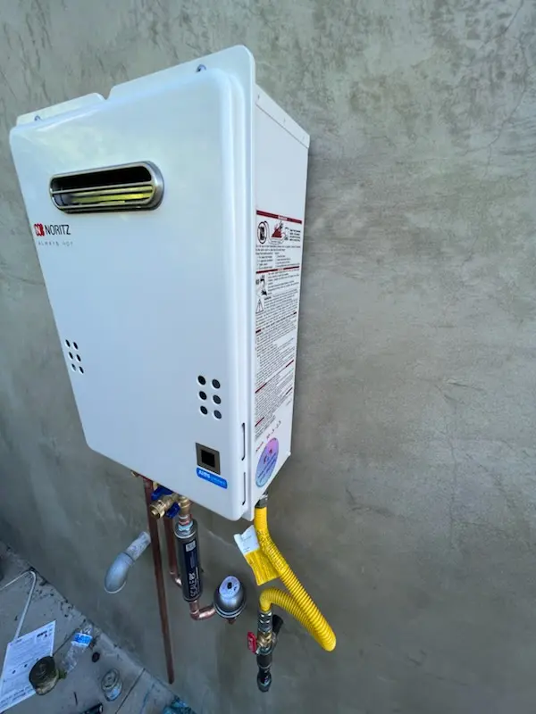 Tankless water heater installation for Greenbrier homes